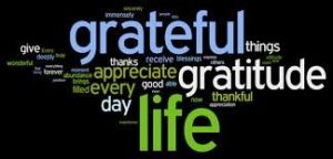 colorful words on black background