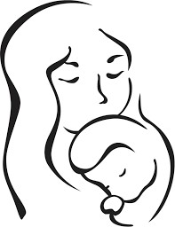 graphic of mother holding infant