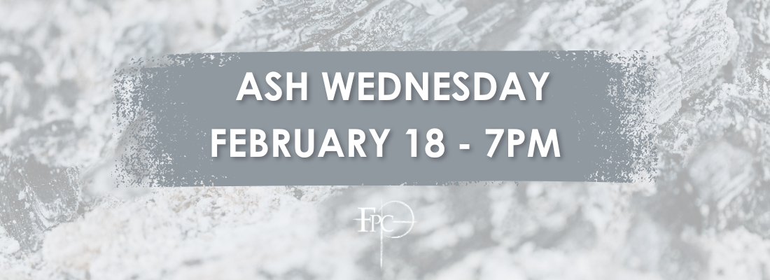 Ash Wednesday at FPC